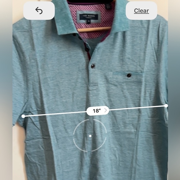 Ted Baker Blue Polo Size 6 - Picture 4 of 5